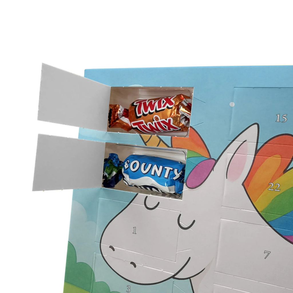 Chocolate advent calendar unicorn happy Design joy, cheerful, joy of life, fun