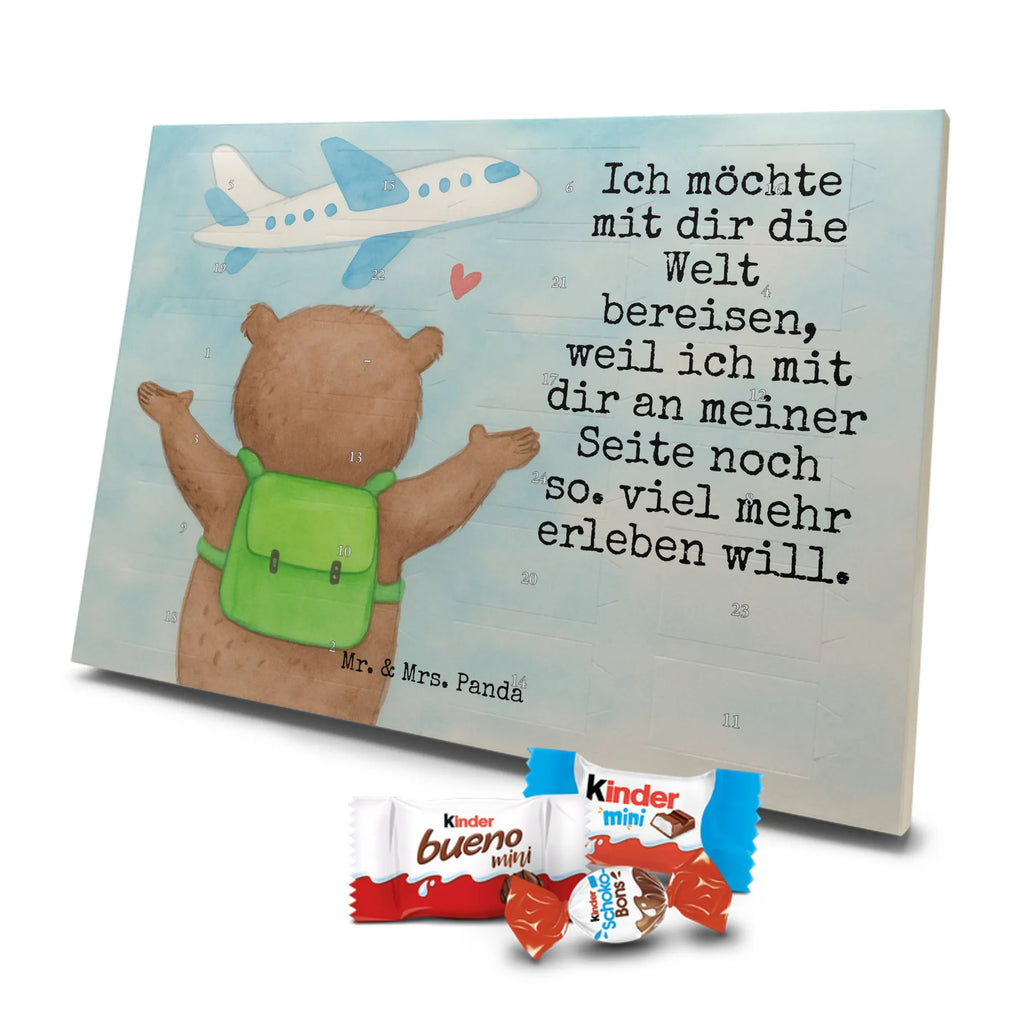 Chocolate advent calendar bear Airplane Design Loving, Two, Together, Marriage, Proposal of marriage, Love gift, gift for her, gift for him, anniversary gift, Valentine&#39;s Day Gift for Women Love Gift Anniversary Wedding Anniversary Party Favor Gift for Girlfriend Gift for Partner Boyfriend Gift Token of Love for Men for Husband