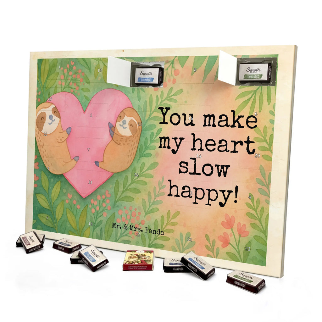 Chocolate advent calendar sloths Heart Design Loving, Two, Together, Marriage, Proposal of marriage, Love gift, gift for her, gift for him, anniversary gift, Valentine&#39;s Day Gift for Women Love Gift Anniversary Wedding Anniversary Party Favor Gift for Girlfriend Gift for Partner Boyfriend Gift Token of Love for Men for Husband