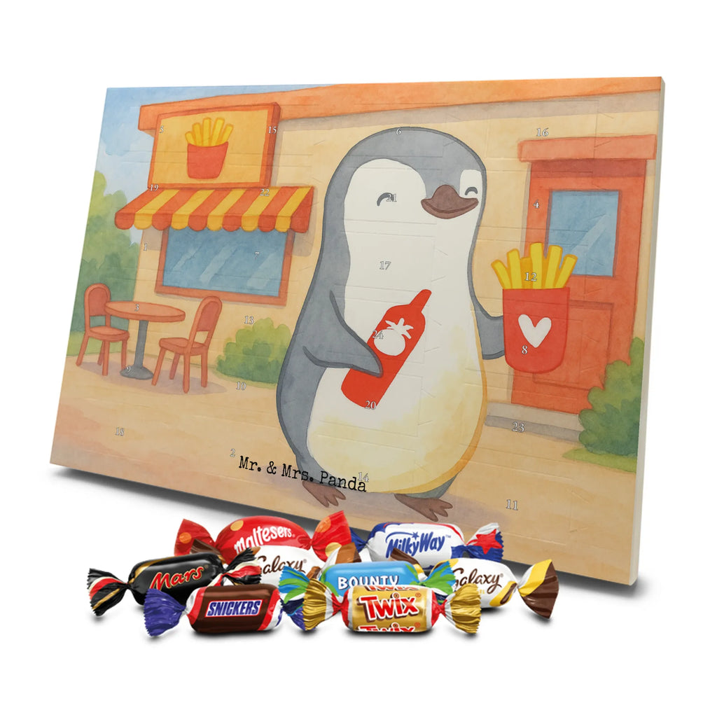 Chocolate advent calendar penguin French fries Design Loving, Two, Together, Marriage, Proposal of marriage, Love gift, gift for her, gift for him, anniversary gift, Valentine&#39;s Day Gift for Women Love Gift Anniversary Wedding Anniversary Party Favor Gift for Girlfriend Gift for Partner Boyfriend Gift Token of Love for Men for Husband