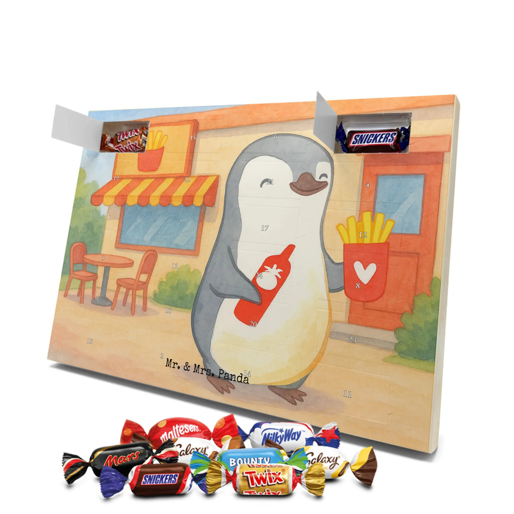 Chocolate advent calendar penguin French fries Design Loving, Two, Together, Marriage, Proposal of marriage, Love gift, gift for her, gift for him, anniversary gift, Valentine&#39;s Day Gift for Women Love Gift Anniversary Wedding Anniversary Party Favor Gift for Girlfriend Gift for Partner Boyfriend Gift Token of Love for Men for Husband