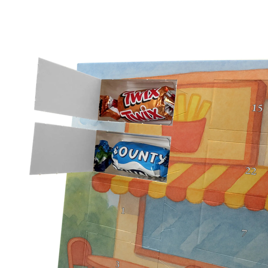 Chocolate advent calendar penguin French fries Design Loving, Two, Together, Marriage, Proposal of marriage, Love gift, gift for her, gift for him, anniversary gift, Valentine&#39;s Day Gift for Women Love Gift Anniversary Wedding Anniversary Party Favor Gift for Girlfriend Gift for Partner Boyfriend Gift Token of Love for Men for Husband