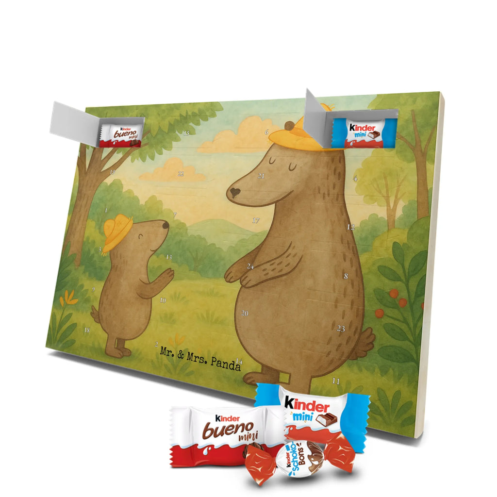 Chocolate advent calendar Bears with hats Design Father's Day, Mother's Day, father, role model, son, sons, children, favourite person, father-son, child, father's day