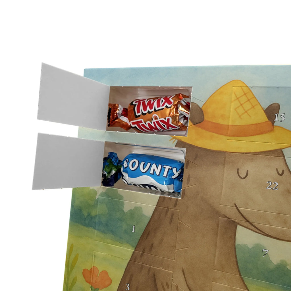 Chocolate advent calendar Bears with hats Design Father's Day, Mother's Day, father, role model, son, sons, children, favourite person, father-son, child, father's day