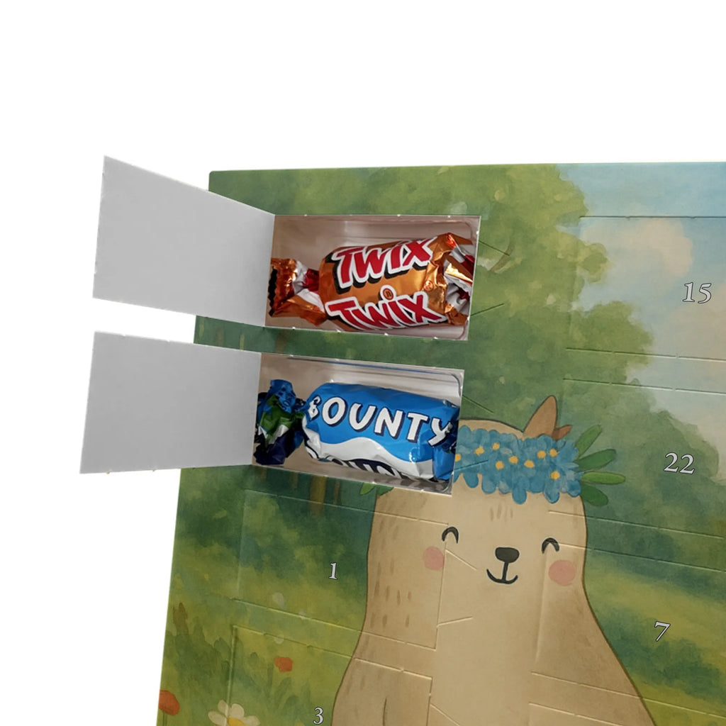 Chocolate advent calendar Bears with flower crown Design Father's Day, Mother's Day, favorite person, gift mommy. mother's day, daughter, daughters, best mommy, world best mommy, bears, favorite mommy, children, role model, child