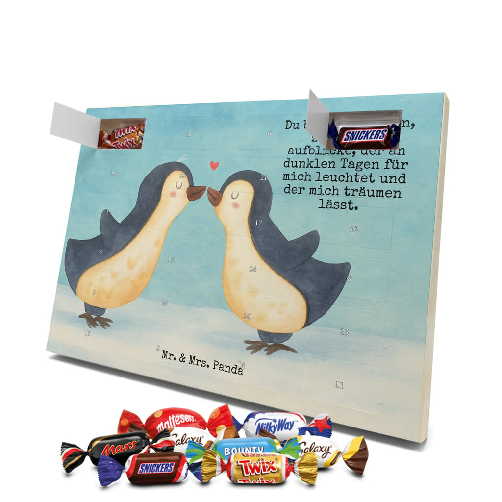 Chocolate advent calendar Penguins in love Design Loving, Two, Together, Marriage, Proposal of marriage, Love gift, gift for her, gift for him, anniversary gift, fiancée, love saying, gift friend, wedding anniversary, proof of love, anniversary, penguins, guest gift, wedding, gift girlfriend, couple. love couple, fiancé, gift anniversary, pair, gift idea, penguin love, pair of penguins