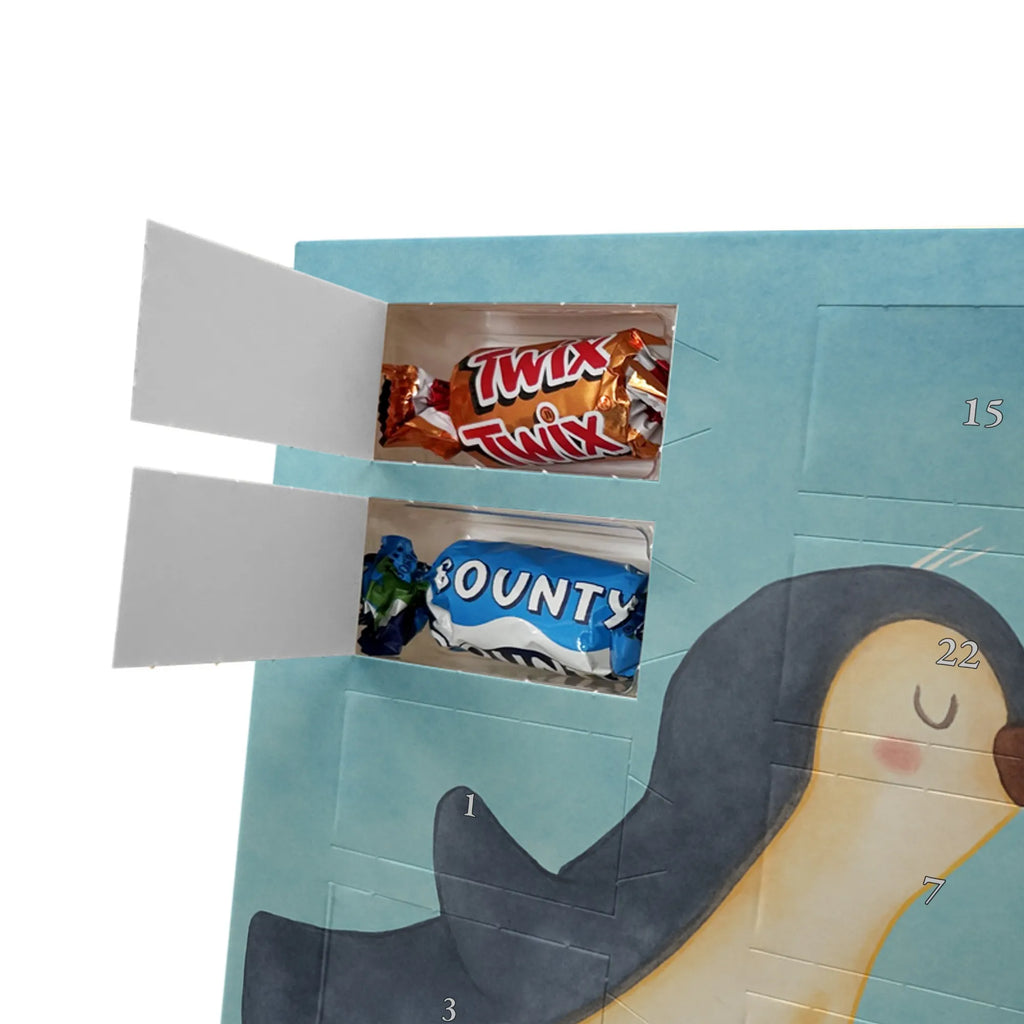 Chocolate advent calendar Penguins in love Design Loving, Two, Together, Marriage, Proposal of marriage, Love gift, gift for her, gift for him, anniversary gift, fiancée, love saying, gift friend, wedding anniversary, proof of love, anniversary, penguins, guest gift, wedding, gift girlfriend, couple. love couple, fiancé, gift anniversary, pair, gift idea, penguin love, pair of penguins