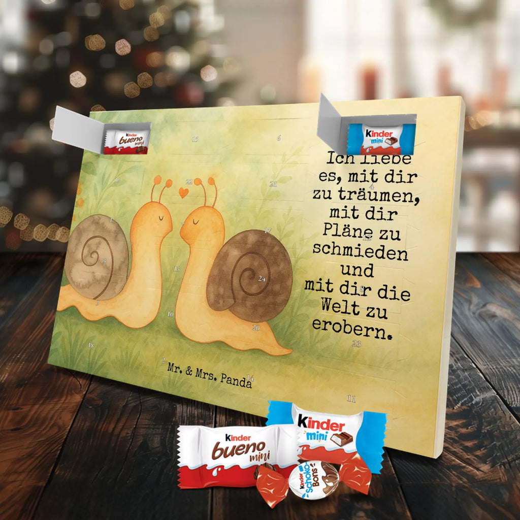 Chocolate advent calendar Snails in love Design Loving, Two, Together, Marriage, Proposal of marriage, Love gift, gift for her, gift for him, anniversary gift