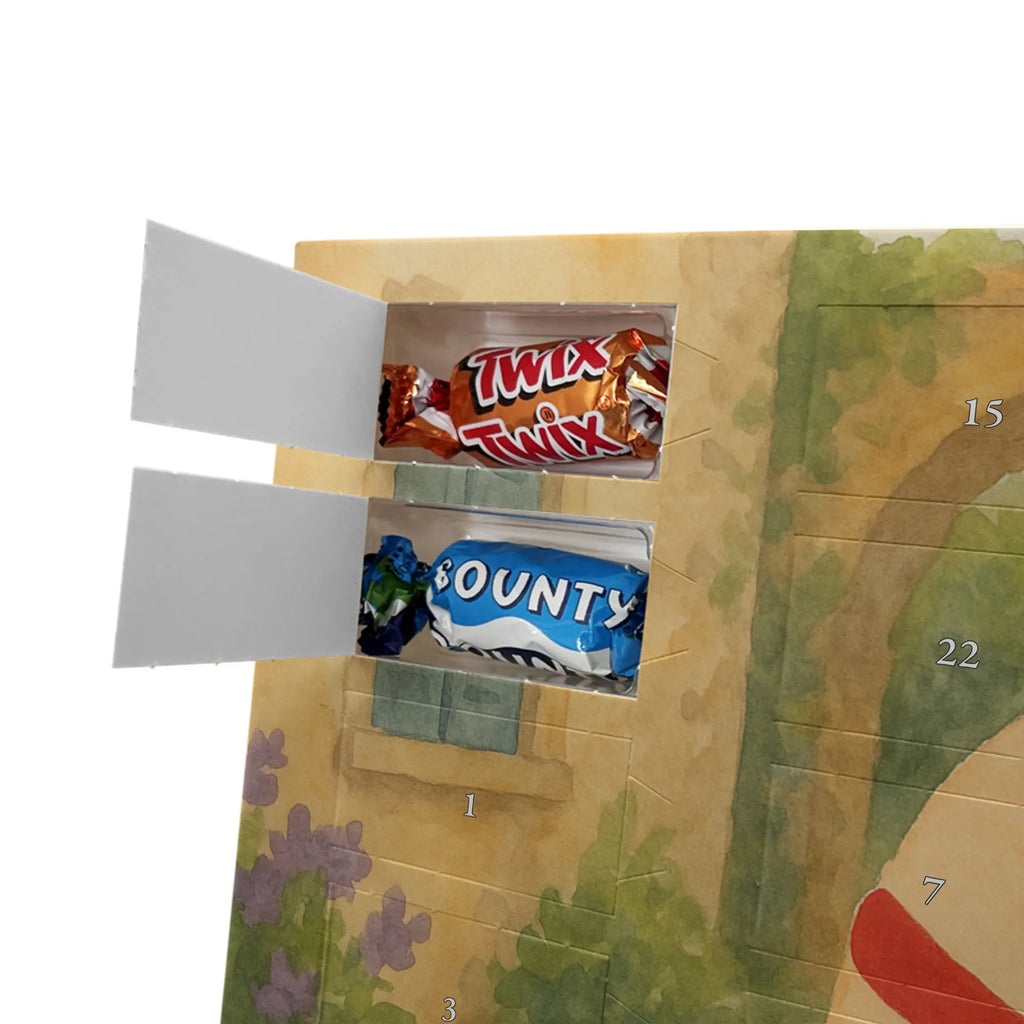 Chocolate advent calendar Owl France Design gift ideas, birthday present, forest animal, bird, nocturnal, illustrated, romantic gift, owl decor, Say beautiful, Life is beautiful, France, Owls, Say French, Owl decoration