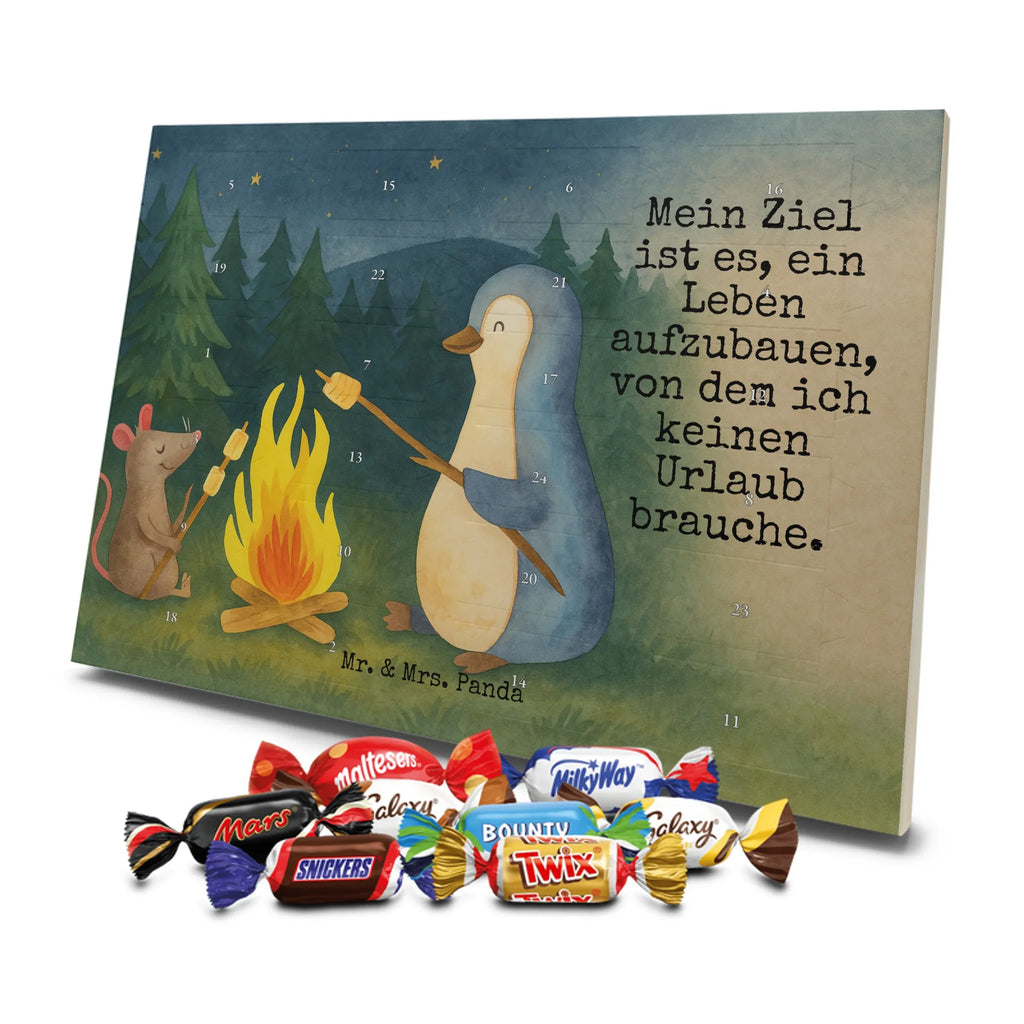 Chocolate advent calendar Penguin campfire Design North Pole, Penguins, campfire, everyday office life, penguins, mouse, life motto, new start, work, life motivation, fire