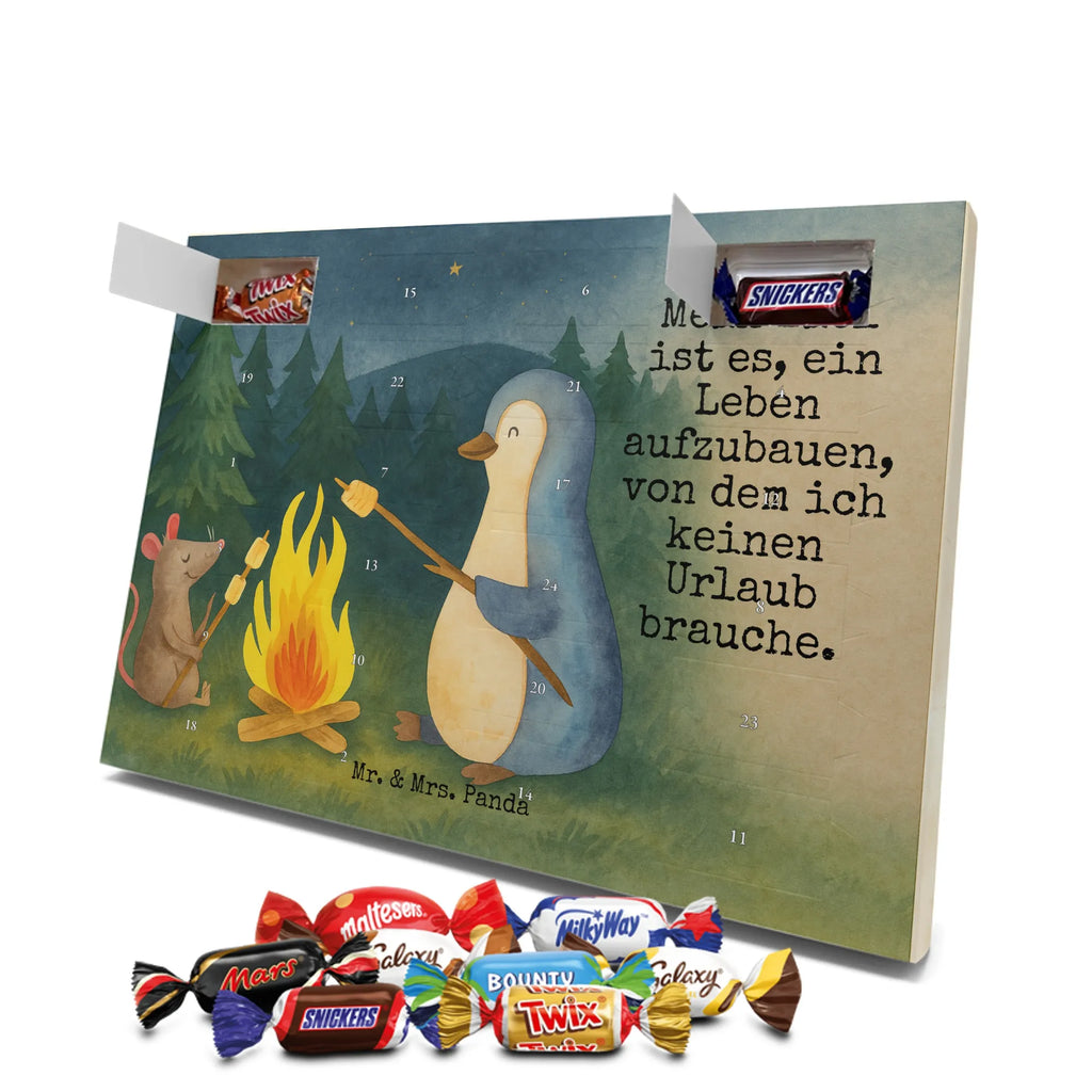Chocolate advent calendar Penguin campfire Design North Pole, Penguins, campfire, everyday office life, penguins, mouse, life motto, new start, work, life motivation, fire
