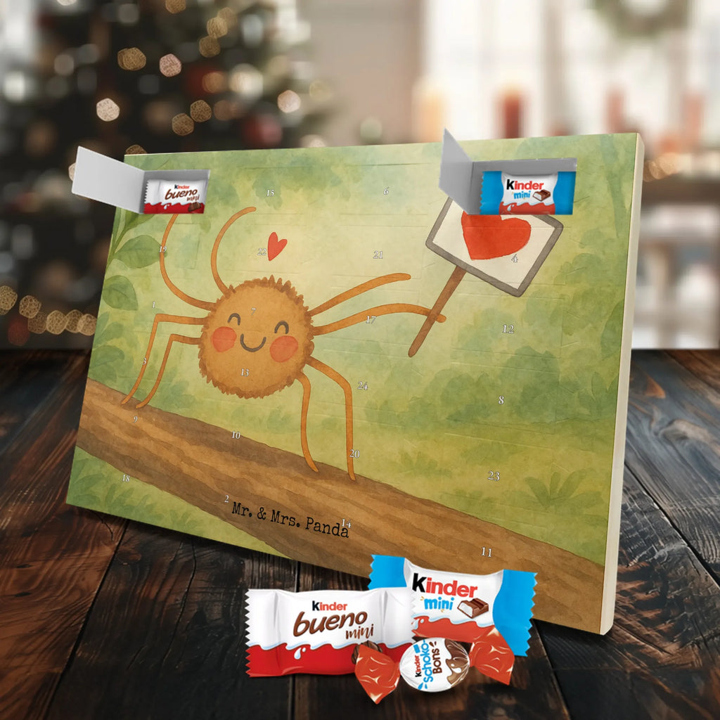 Chocolate advent calendar Spider Agatha Motivation Design Spider Agathe, Spider