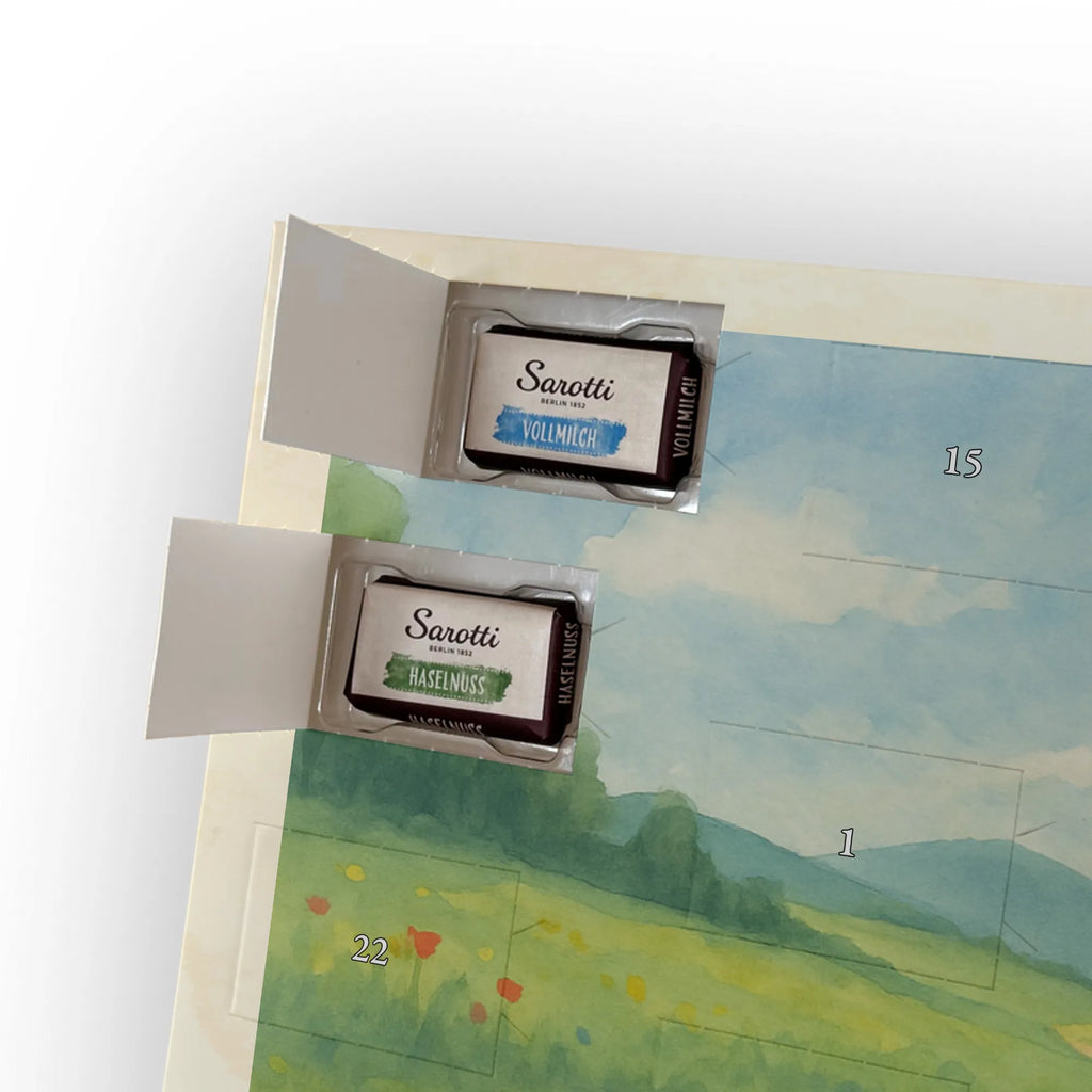 Chocolate advent calendar Penguin Flower Design North Pole, Penguins, penguins, goals in life, gift idea, love of life, lovesickness, wishes, universe, wreath of flowers, goals