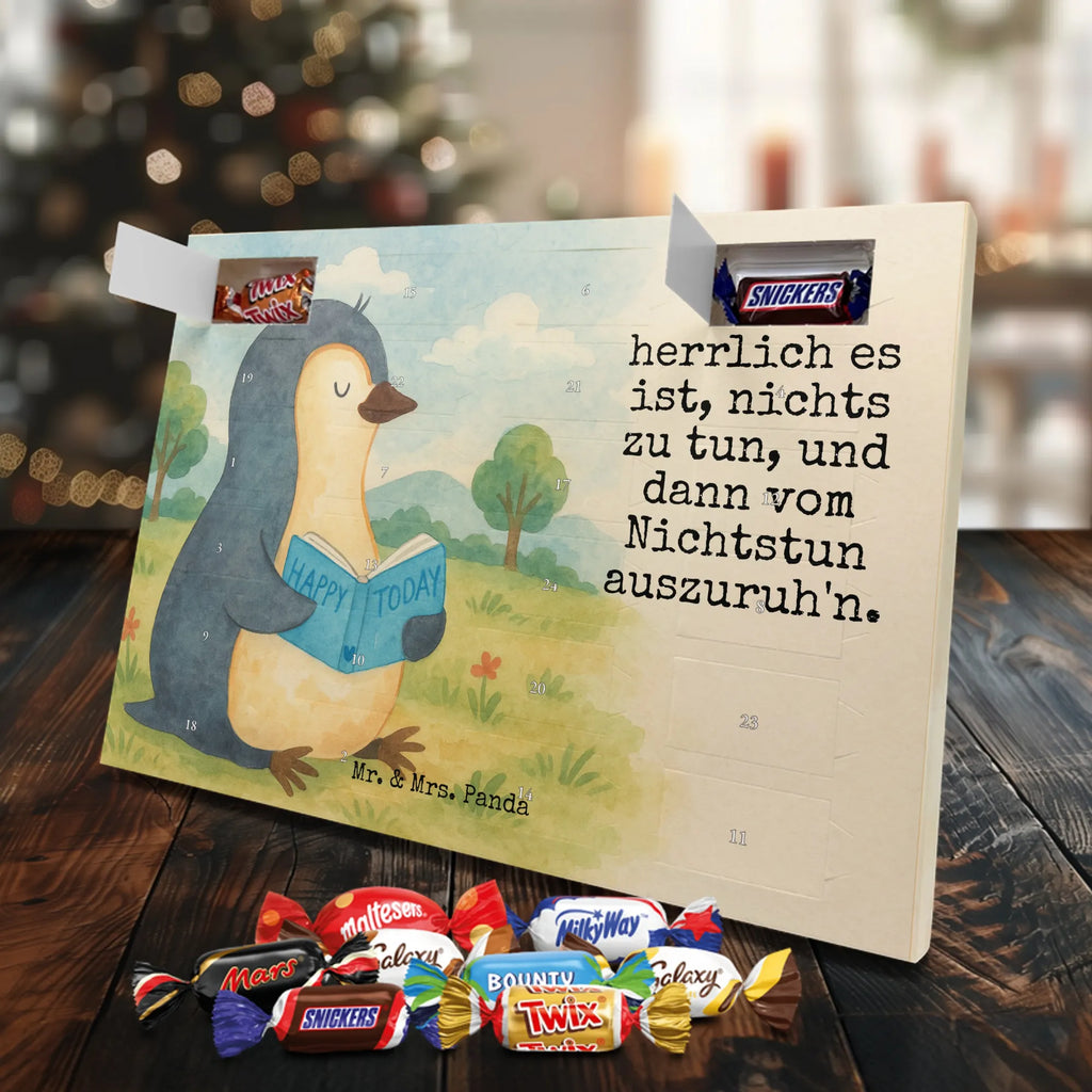 Chocolate advent calendar Penguin A book Design North Pole, Penguins, doing nothing, leisure, penguins, bookworm, reading, book, lazing around, holidays, vacation