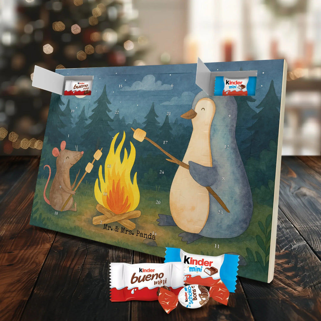 Chocolate advent calendar Penguin campfire Design North Pole, Penguins, campfire, everyday office life, penguins, mouse, life motto, new start, work, life motivation, fire