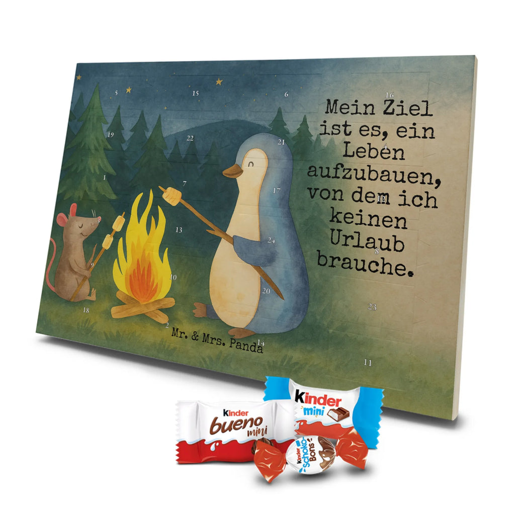 Chocolate advent calendar Penguin campfire Design North Pole, Penguins, campfire, everyday office life, penguins, mouse, life motto, new start, work, life motivation, fire