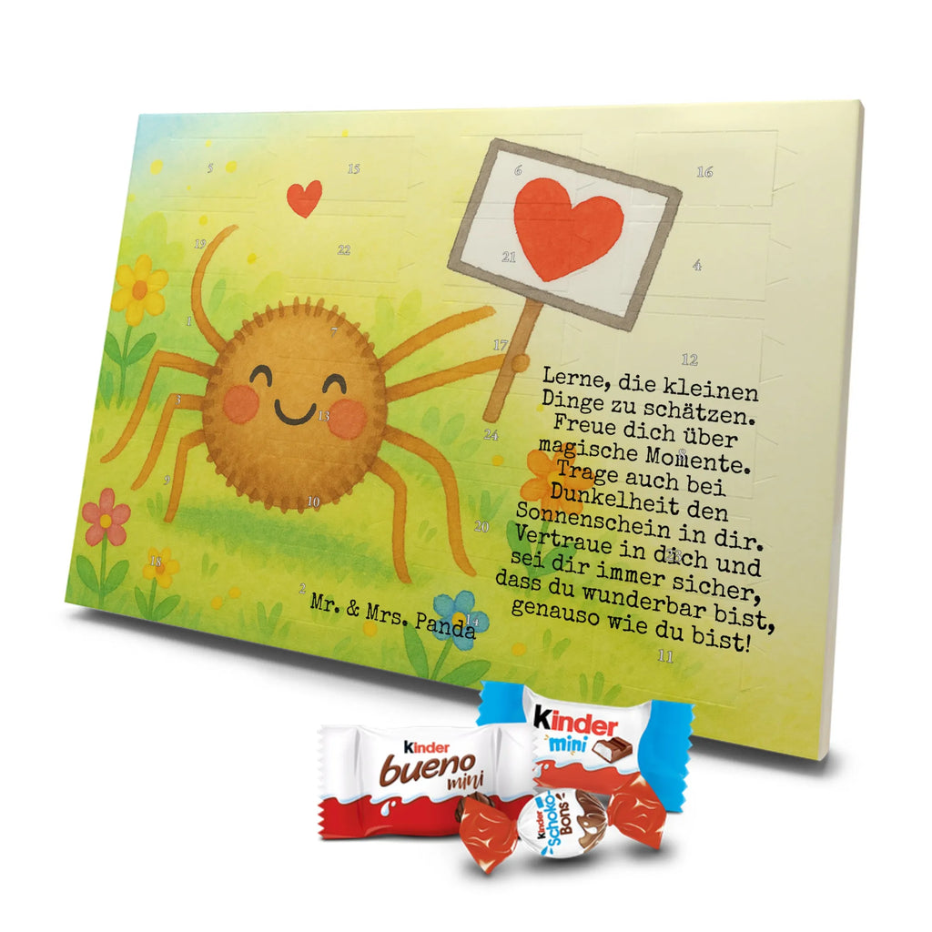 Chocolate advent calendar Spider Agatha Motivation Design Spider Agathe, Spider