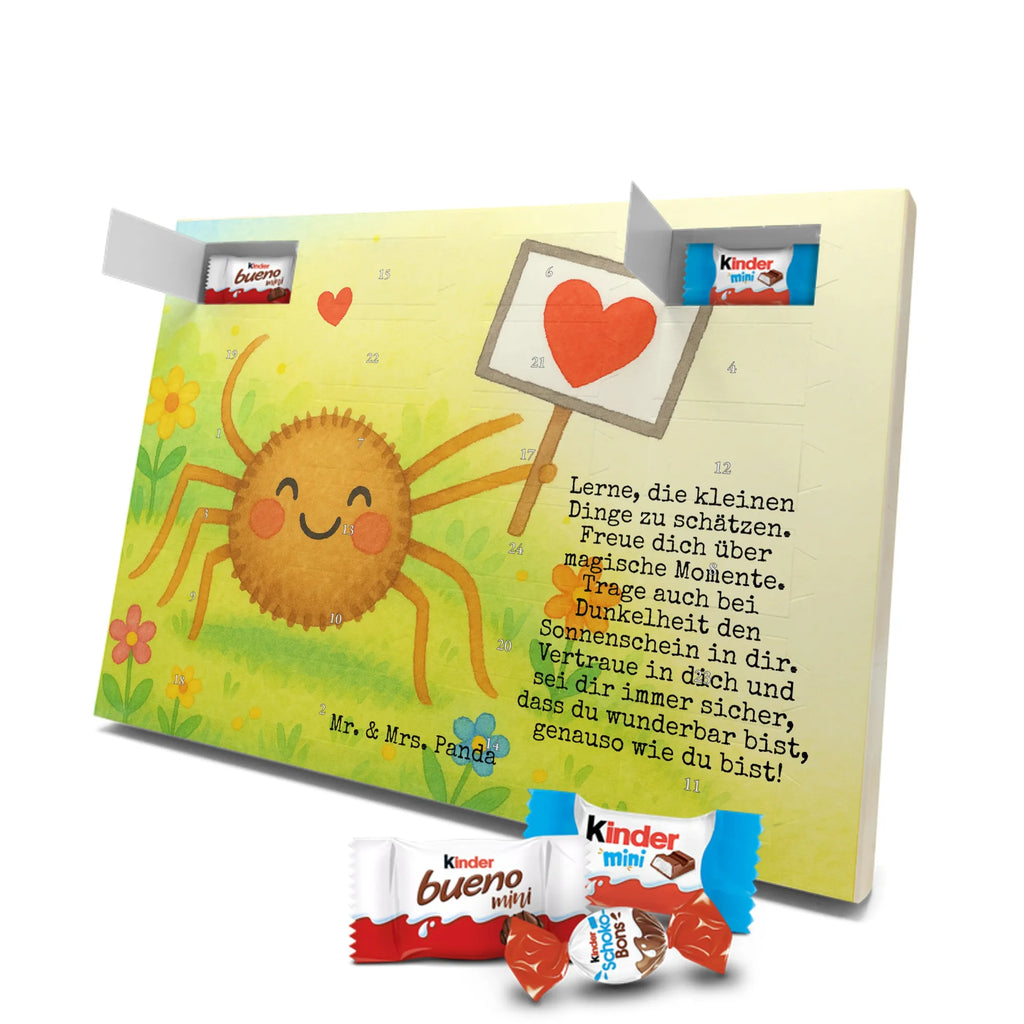 Chocolate advent calendar Spider Agatha Motivation Design Spider Agathe, Spider