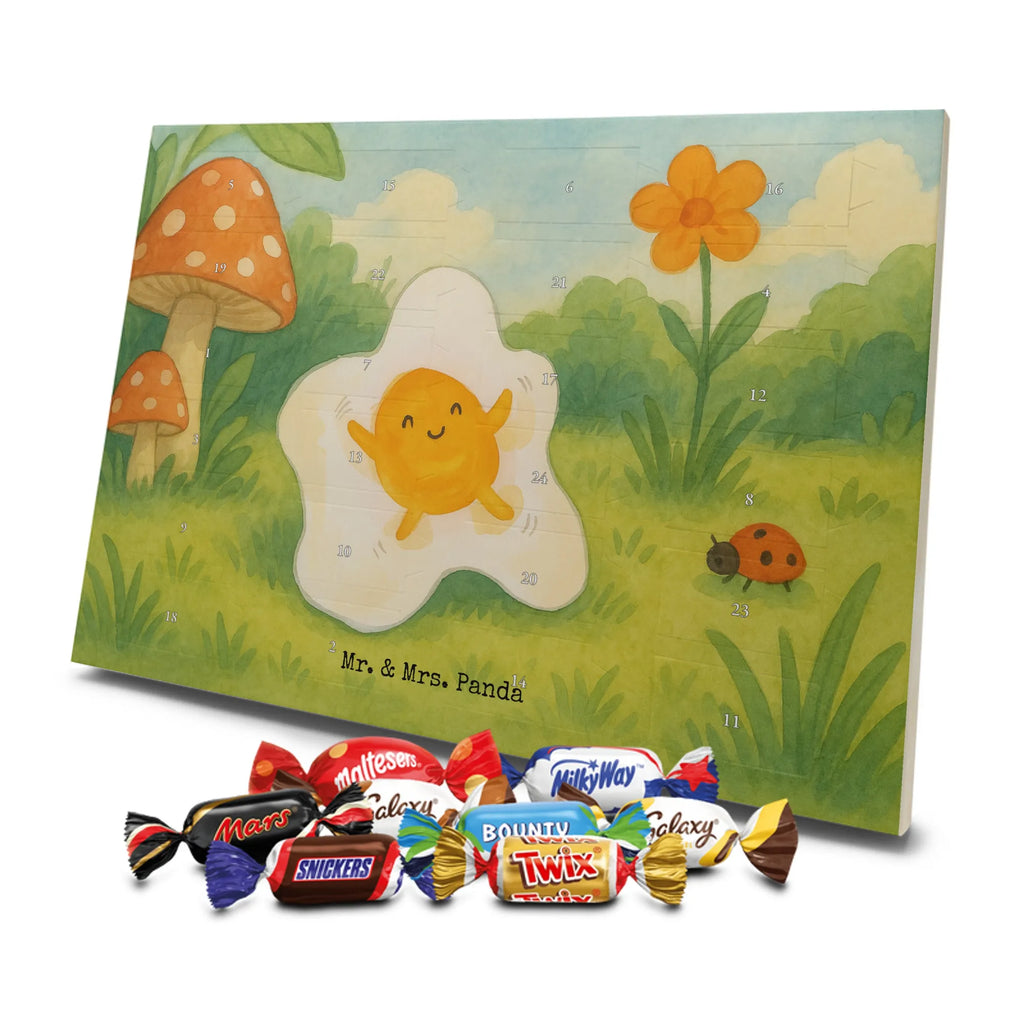 Chocolate advent calendar Fried egg egg Design card, gift ideas, gifts, small animals, cute, cute animal motives, hand drawn, funny sayings, good mood, special gifts, animal lover, Egg, day, fried egg, nice