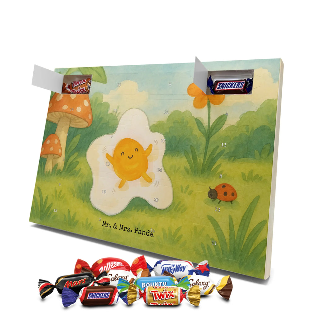 Chocolate advent calendar Fried egg egg Design card, gift ideas, gifts, small animals, cute, cute animal motives, hand drawn, funny sayings, good mood, special gifts, animal lover, Egg, day, fried egg, nice