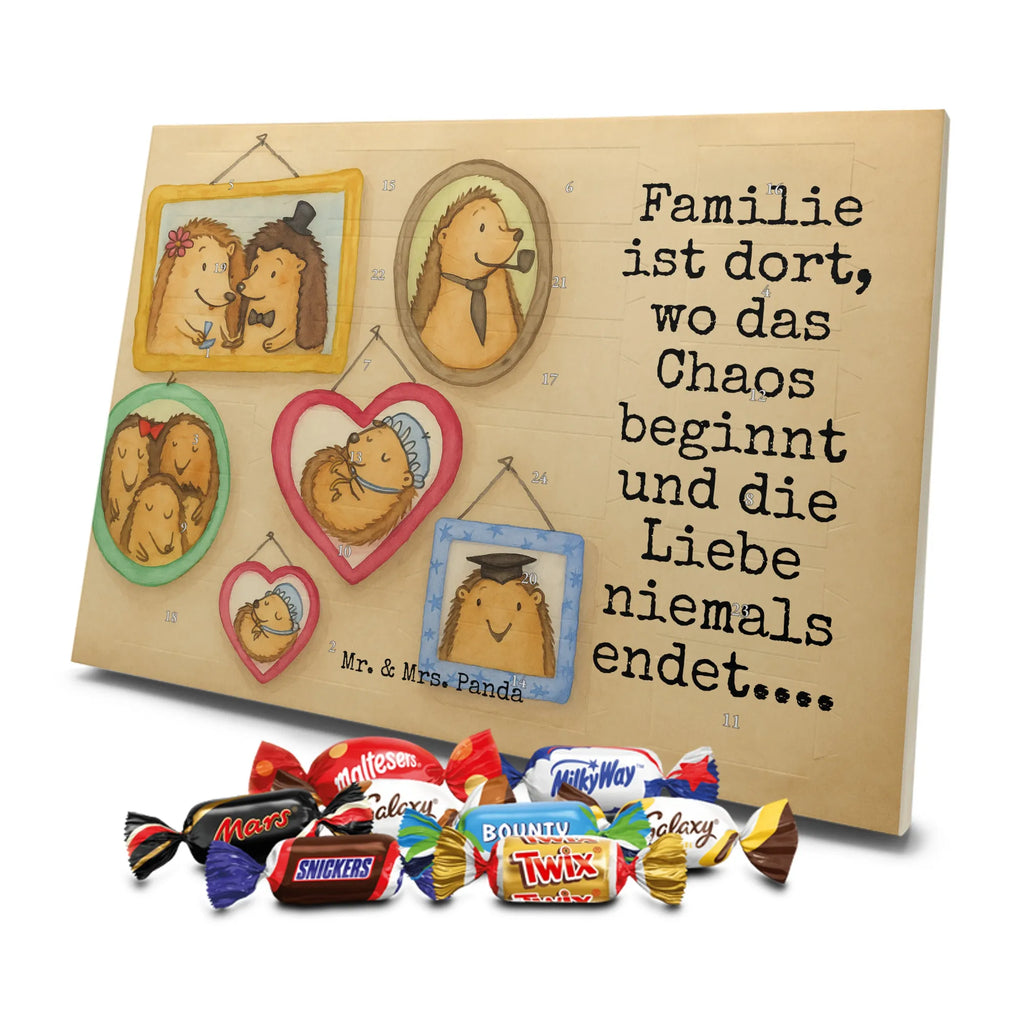 Chocolate advent calendar Hedgehog family Design Father's Day, Mother's Day, hedgehogs, mum, pictures, solidarity