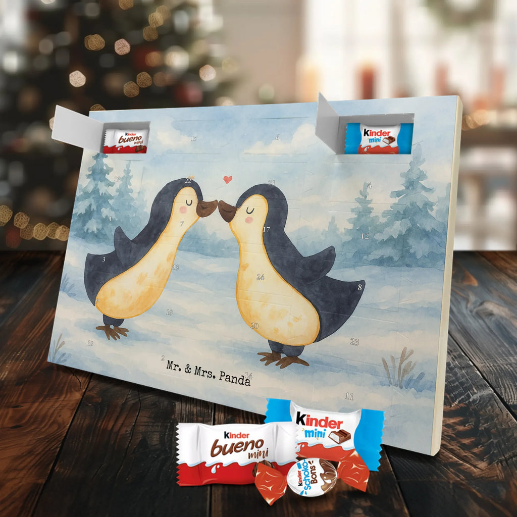 Chocolate advent calendar Penguins in love Design Loving, Two, Together, Marriage, Proposal of marriage, Love gift, gift for her, gift for him, anniversary gift, fiancée, love saying, gift friend, wedding anniversary, proof of love, anniversary, penguins, guest gift, wedding, gift girlfriend, couple. love couple, fiancé, gift anniversary, pair, gift idea, penguin love, pair of penguins