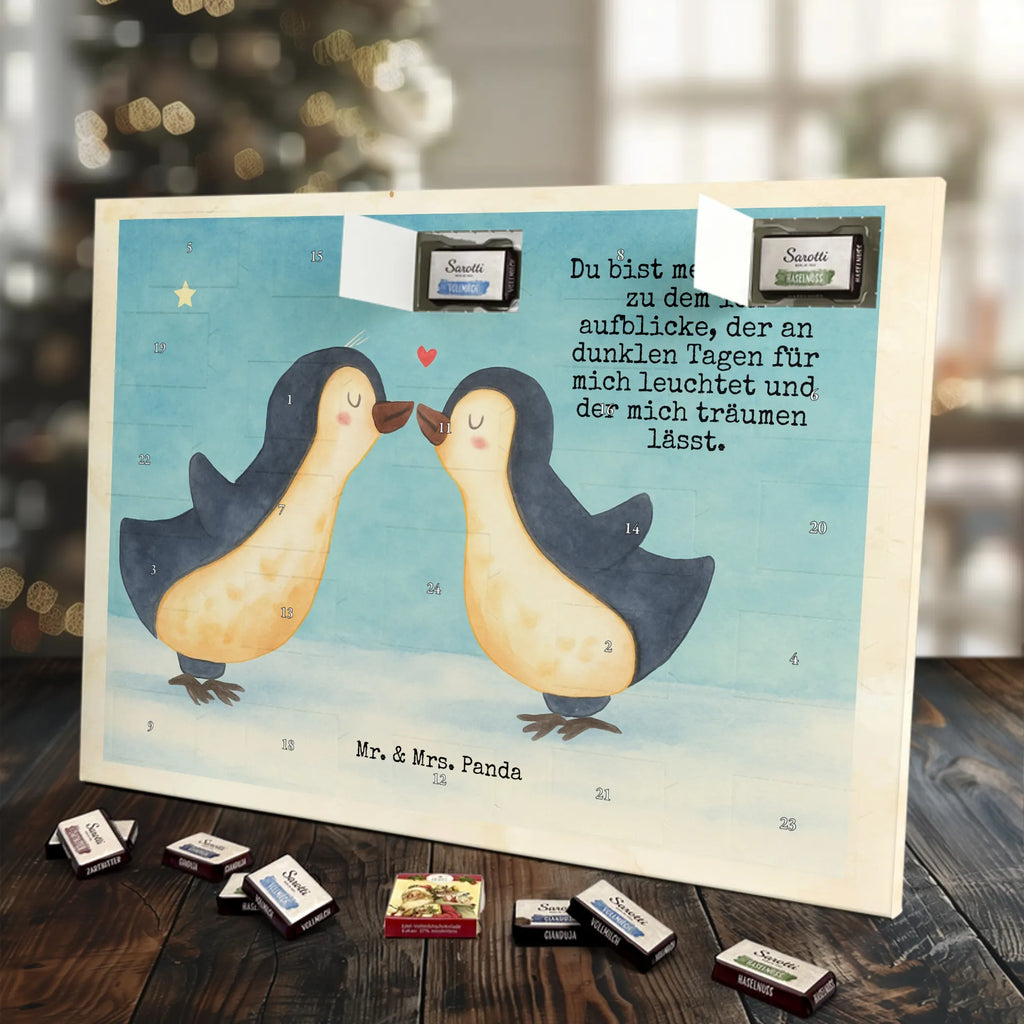 Chocolate advent calendar Penguins in love Design Loving, Two, Together, Marriage, Proposal of marriage, Love gift, gift for her, gift for him, anniversary gift, fiancée, love saying, gift friend, wedding anniversary, proof of love, anniversary, penguins, guest gift, wedding, gift girlfriend, couple. love couple, fiancé, gift anniversary, pair, gift idea, penguin love, pair of penguins