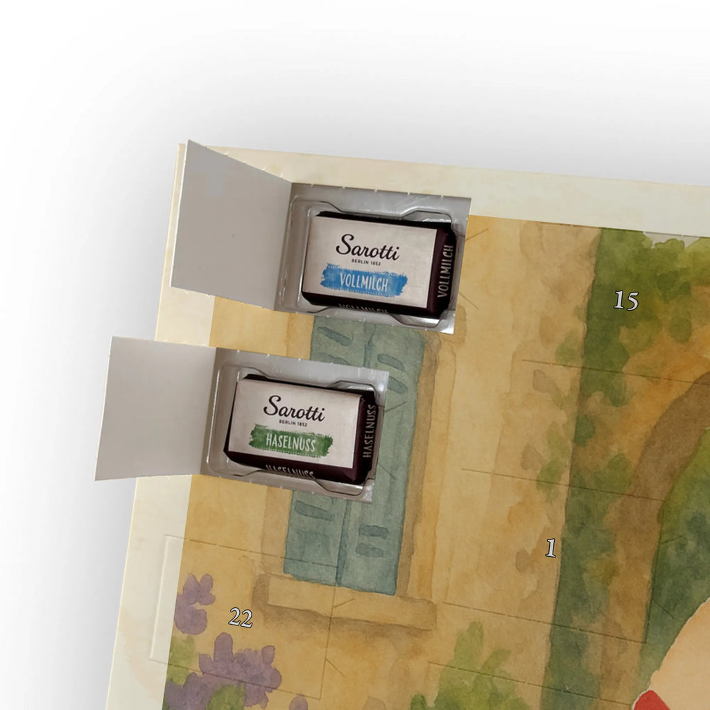 Chocolate advent calendar Owl France Design gift ideas, birthday present, forest animal, bird, nocturnal, illustrated, romantic gift, owl decor, Say beautiful, Life is beautiful, France, Owls, Say French, Owl decoration