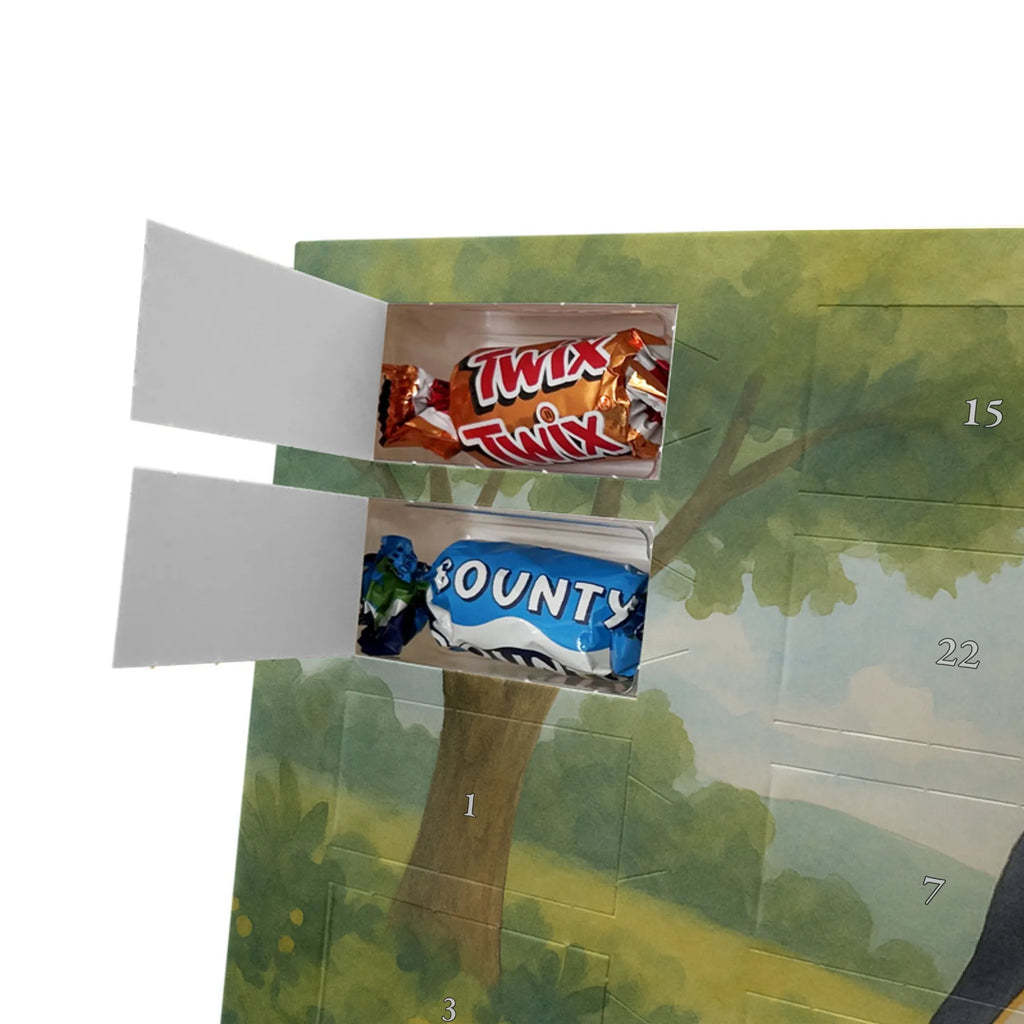 Chocolate advent calendar Penguin balloon Design North Pole, Penguins, gift idea, new life, new start, love of life, balloon, gift girlfriend, best friend, penguins