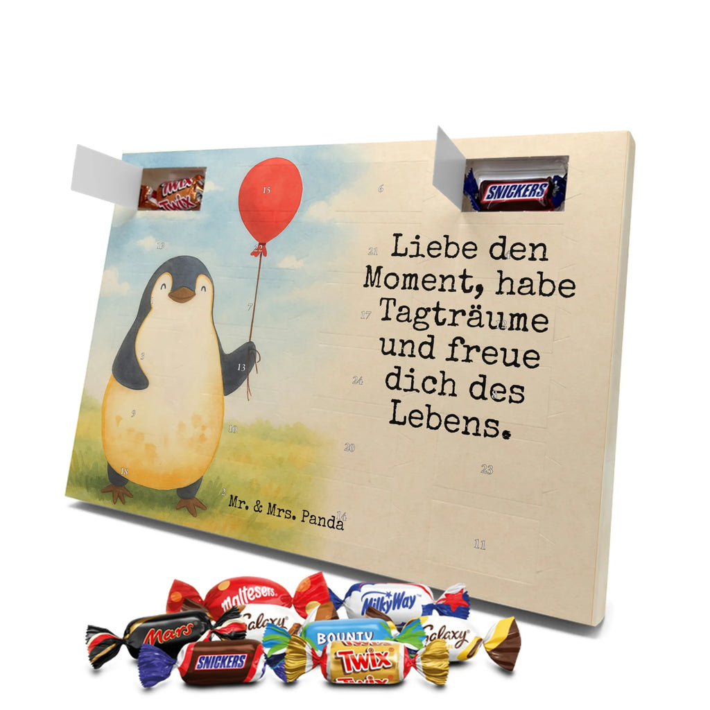 Chocolate advent calendar Penguin balloon Design North Pole, Penguins, gift idea, new life, new start, love of life, balloon, gift girlfriend, best friend, penguins