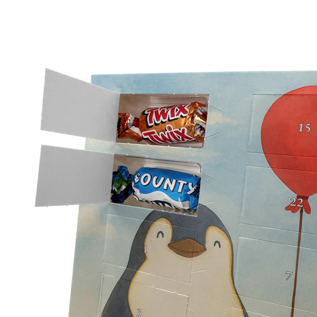 Chocolate advent calendar Penguin balloon Design North Pole, Penguins, gift idea, new life, new start, love of life, balloon, gift girlfriend, best friend, penguins