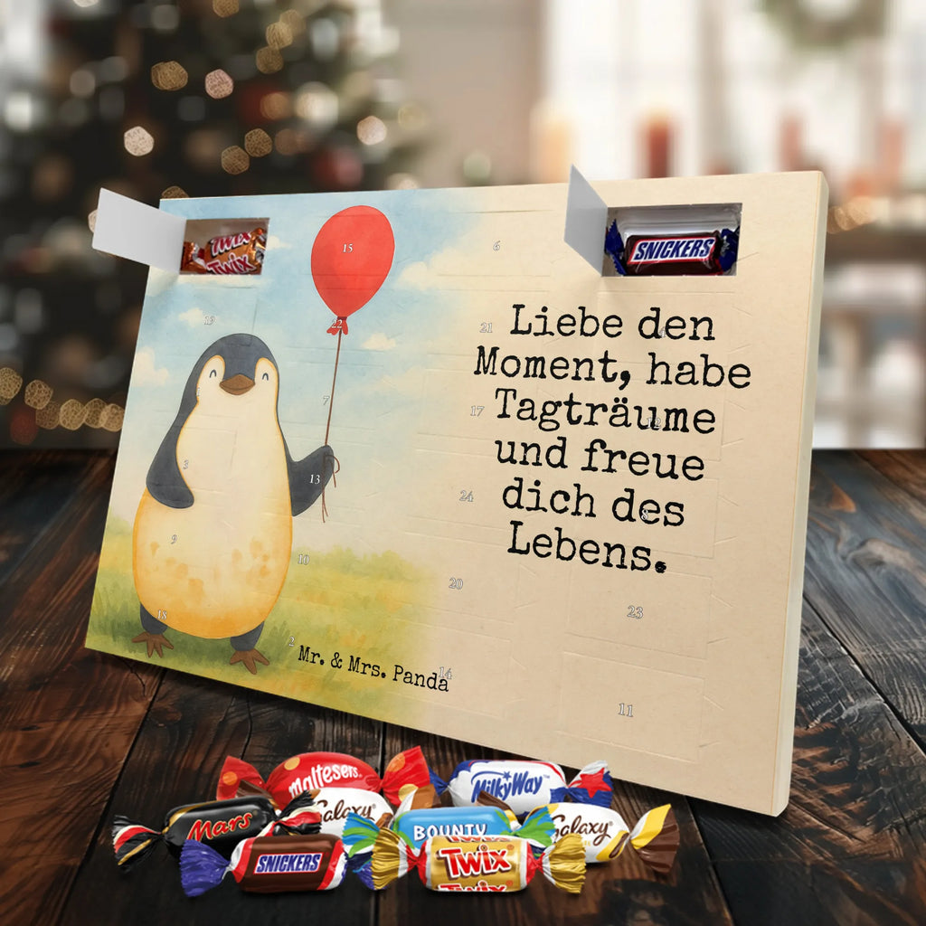 Chocolate advent calendar Penguin balloon Design North Pole, Penguins, gift idea, new life, new start, love of life, balloon, gift girlfriend, best friend, penguins
