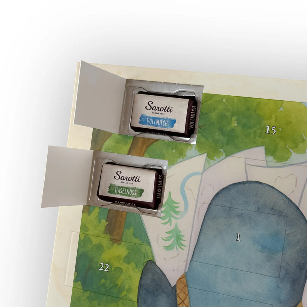 Chocolate advent calendar Penguin & Mouse Hiker Design North Pole, Penguins, adventurer, hiking, adventure, penguins, road trip, excursion