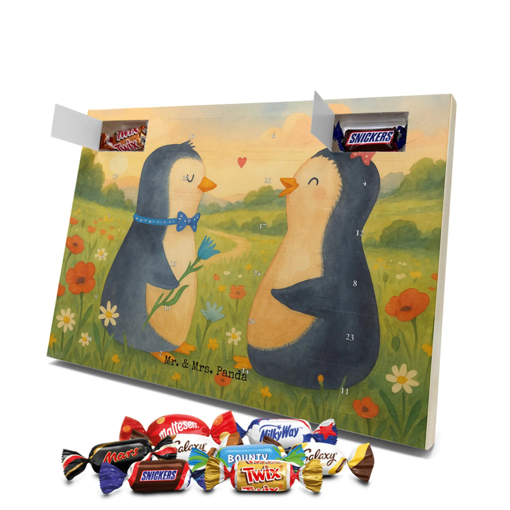 Chocolate advent calendar Penguin pair Design North Pole, Penguins, wedding gift, great love, wedding day, penguins, wedding, love gift, anniversary, lovers, proof of love, dream couple