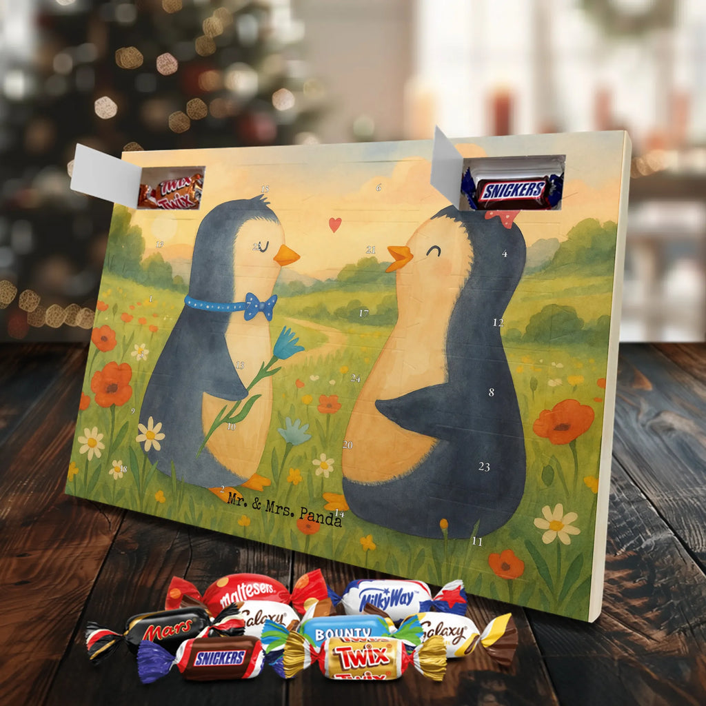 Chocolate advent calendar Penguin pair Design North Pole, Penguins, wedding gift, great love, wedding day, penguins, wedding, love gift, anniversary, lovers, proof of love, dream couple