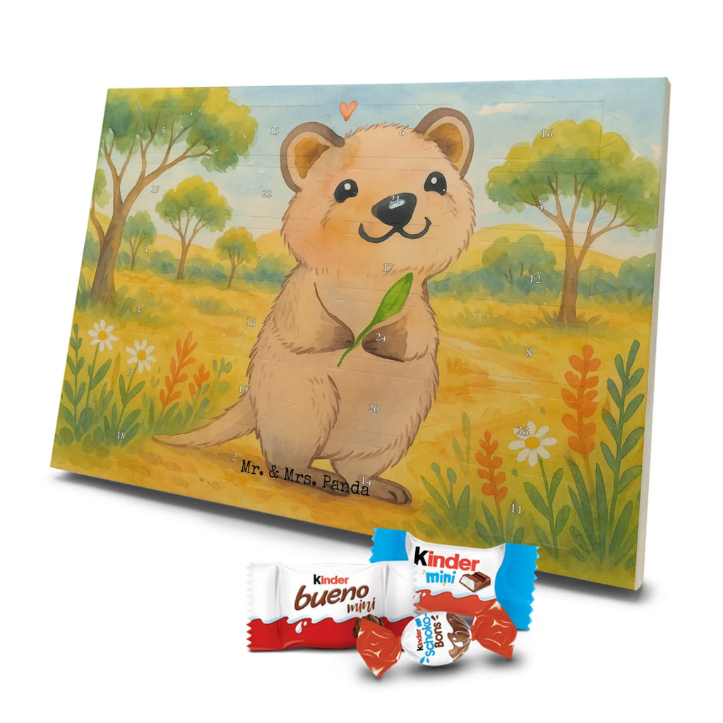 Chocolate advent calendar Quokka Happy Design card, gift ideas, gifts, small animals, cute, cute animal motives, hand drawn, funny sayings, good mood, special gifts, animal lover