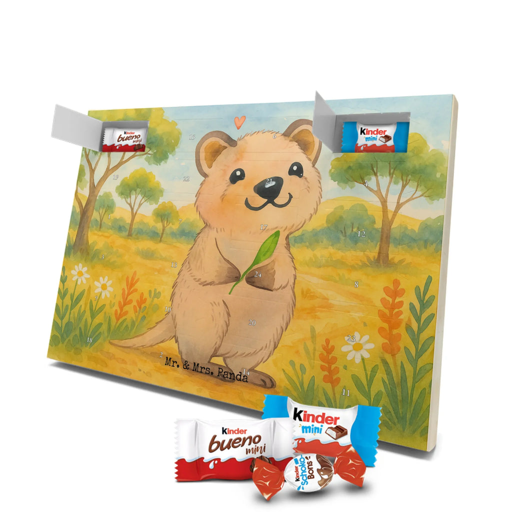 Chocolate advent calendar Quokka Happy Design card, gift ideas, gifts, small animals, cute, cute animal motives, hand drawn, funny sayings, good mood, special gifts, animal lover