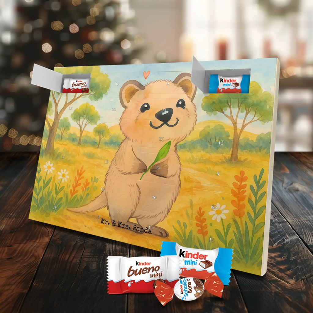 Chocolate advent calendar Quokka Happy Design card, gift ideas, gifts, small animals, cute, cute animal motives, hand drawn, funny sayings, good mood, special gifts, animal lover