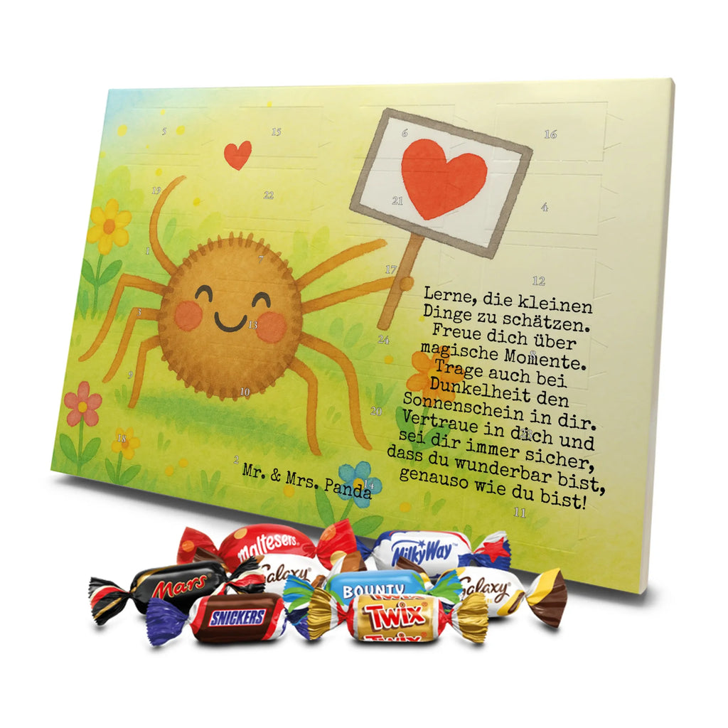 Chocolate advent calendar Spider Agatha Motivation Design Spider Agathe, Spider