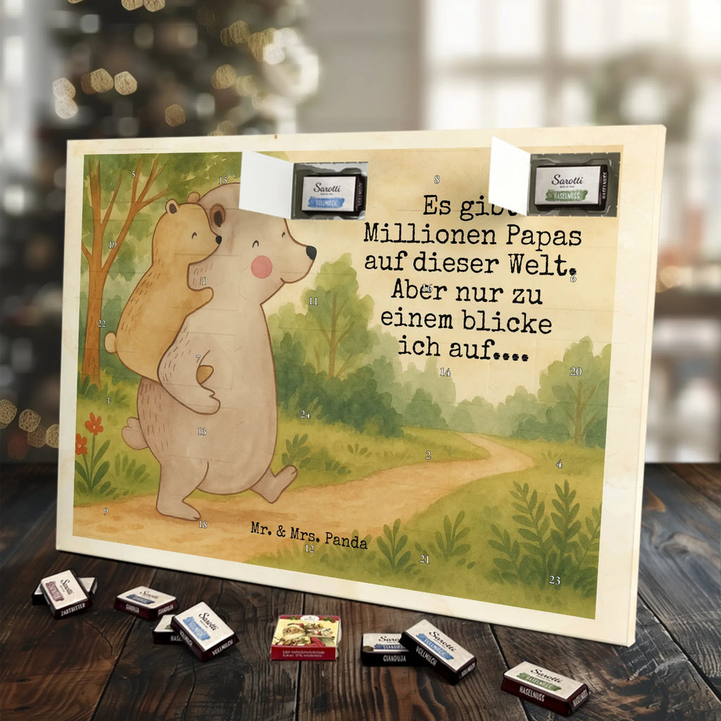 Chocolate advent calendar Papa Bear Design Father's Day, Mother's Day, birthday, father's day, present, uncle