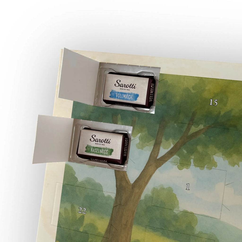 Chocolate advent calendar Penguin balloon Design North Pole, Penguins, gift idea, new life, new start, love of life, balloon, gift girlfriend, best friend, penguins