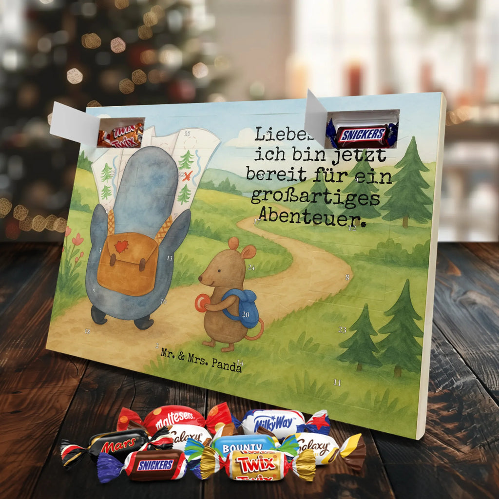 Chocolate advent calendar Penguin & Mouse Hiker Design North Pole, Penguins, adventurer, hiking, adventure, penguins, road trip, excursion