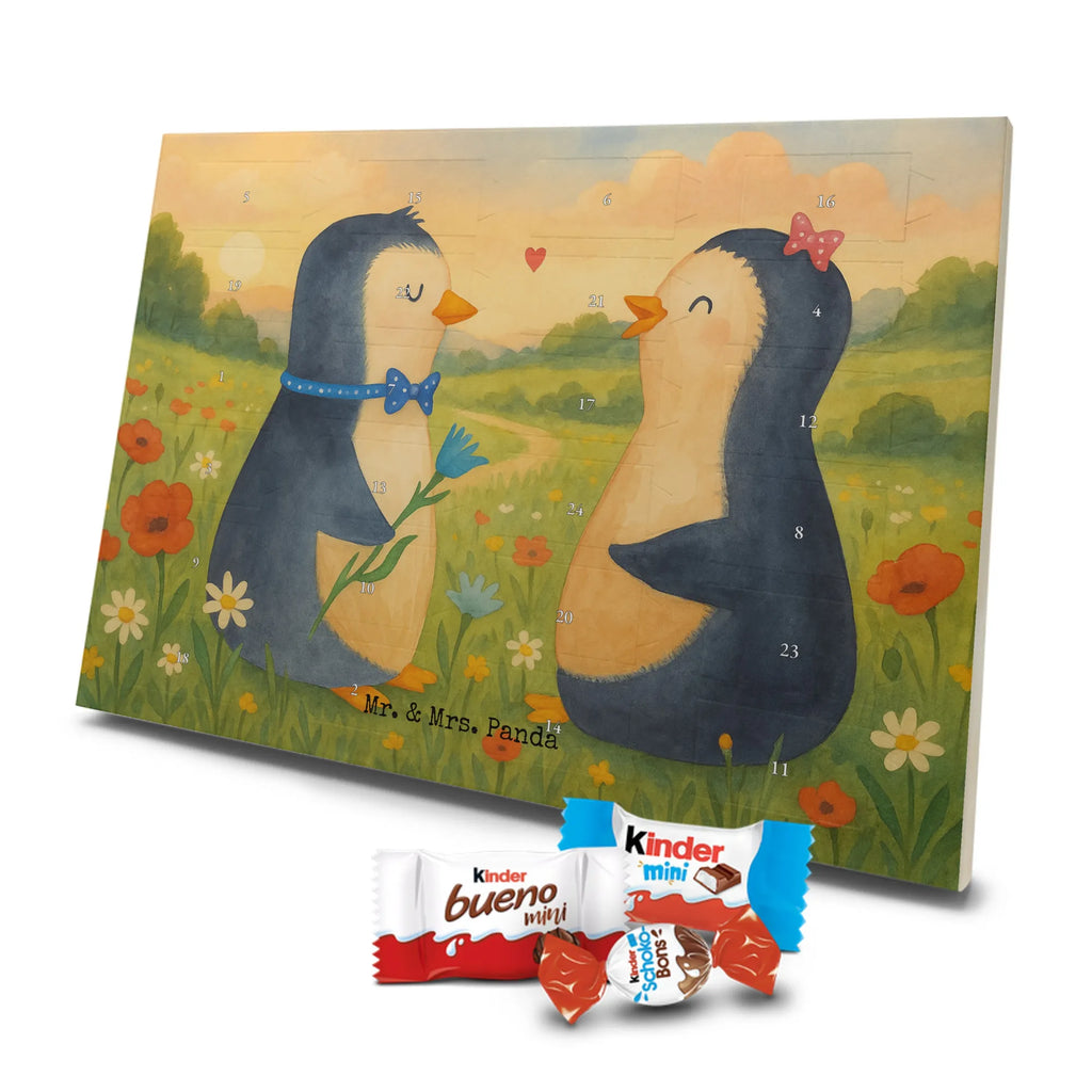 Chocolate advent calendar Penguin pair Design North Pole, Penguins, wedding gift, great love, wedding day, penguins, wedding, love gift, anniversary, lovers, proof of love, dream couple