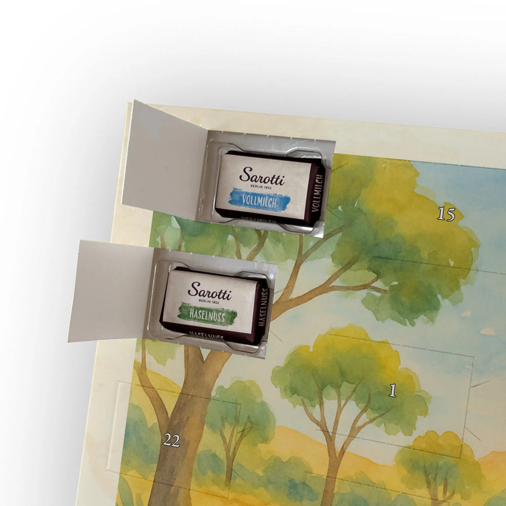 Chocolate advent calendar Quokka Happy Design card, gift ideas, gifts, small animals, cute, cute animal motives, hand drawn, funny sayings, good mood, special gifts, animal lover