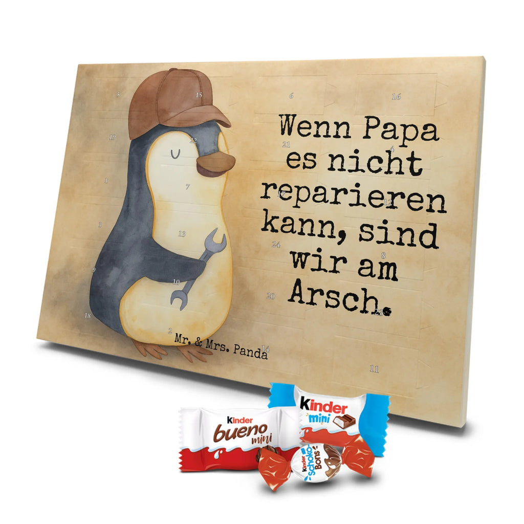 Chocolate advent calendar If Daddy can't fix it, we're screwed. Design Father's Day, Mother's Day, Father, Best Daddy in the World, Gift Daddy