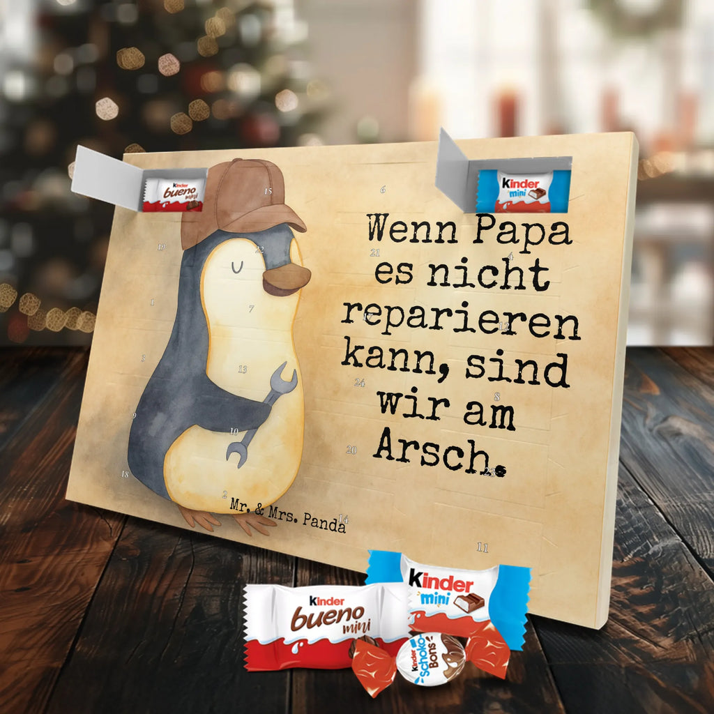 Chocolate advent calendar If Daddy can't fix it, we're screwed. Design Father's Day, Mother's Day, Father, Best Daddy in the World, Gift Daddy