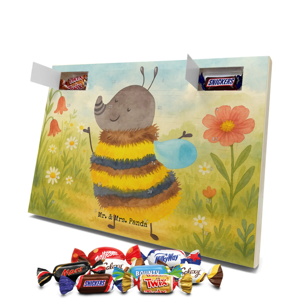 Chocolate advent calendar bumblebee fluffy Design card, gift ideas, gifts, small animals, cute, cute animal motives, hand drawn, funny sayings, good mood, special gifts, animal lover, Flower, Bumblebee, Fluffy, Nature