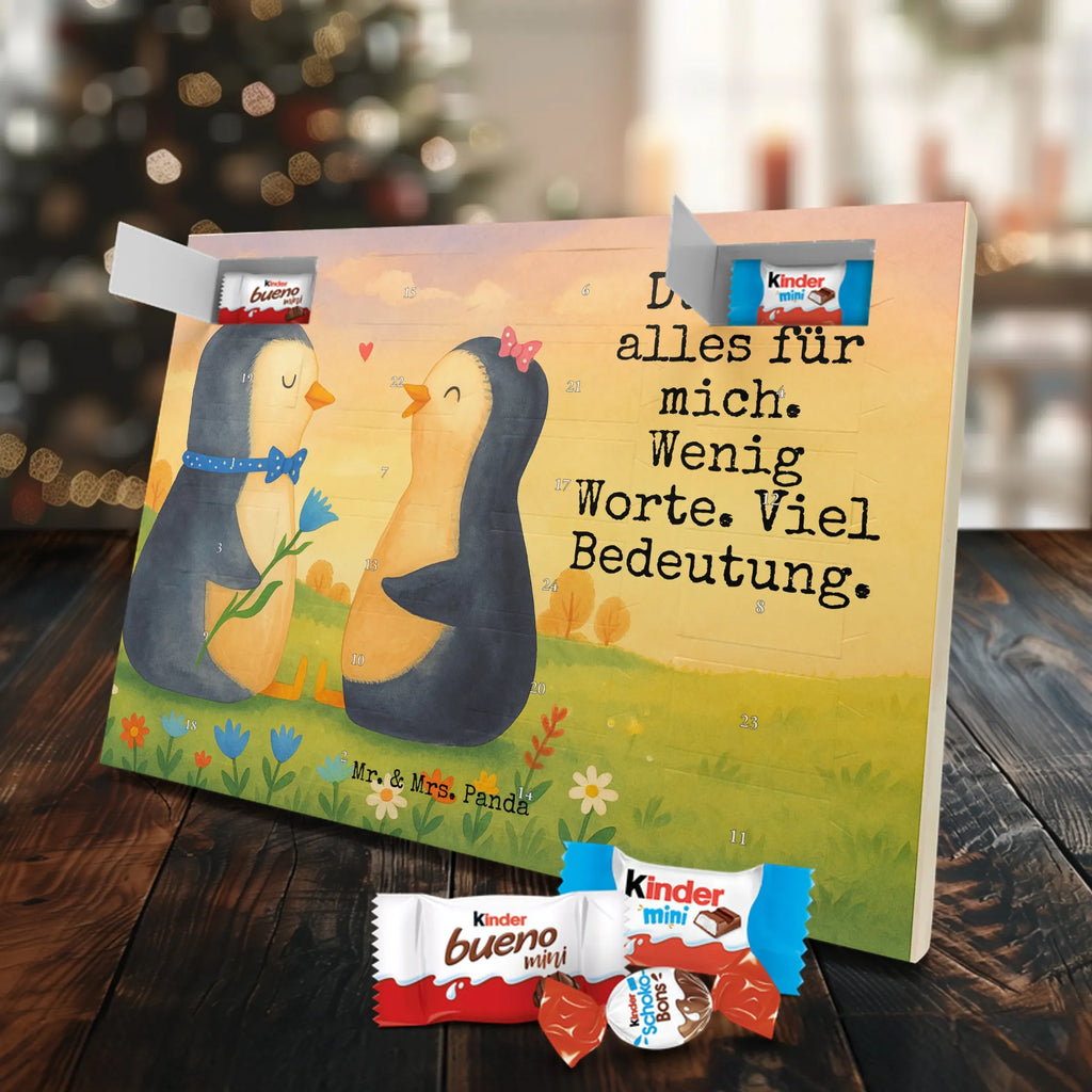 Chocolate advent calendar Penguin pair Design North Pole, Penguins, wedding gift, great love, wedding day, penguins, wedding, love gift, anniversary, lovers, proof of love, dream couple