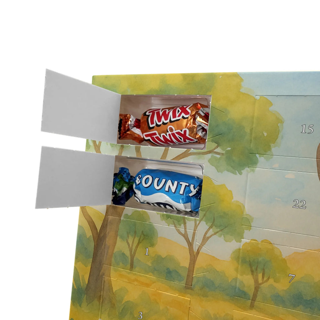 Chocolate advent calendar Quokka Happy Design card, gift ideas, gifts, small animals, cute, cute animal motives, hand drawn, funny sayings, good mood, special gifts, animal lover