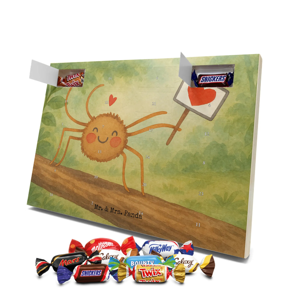 Chocolate advent calendar Spider Agatha Motivation Design Spider Agathe, Spider
